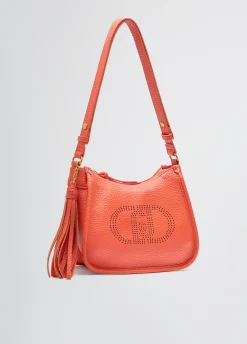Borsa hobo piccola con charm