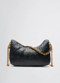 Borsa hobo piccola con logo