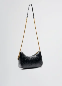 Borsa hobo piccola con logo