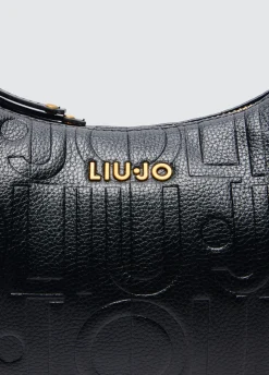 Borsa hobo piccola con logo