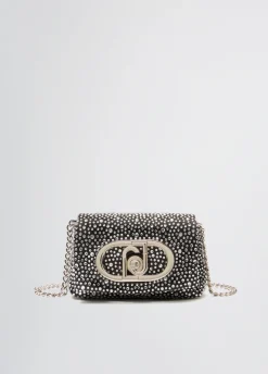 Borsa LaPuffy mini con strass