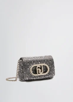 Borsa LaPuffy mini con strass