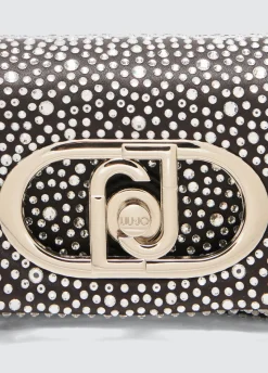 Borsa LaPuffy mini con strass