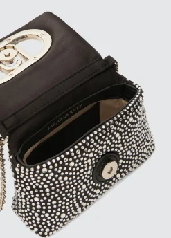 Borsa LaPuffy mini con strass
