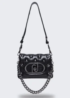 Borsa LaPuffy piccola con strass