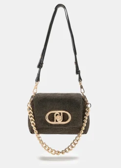 Borsa LaPuffy piccola con strass