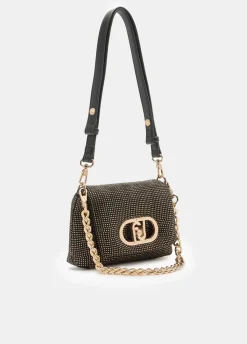 Borsa LaPuffy piccola con strass