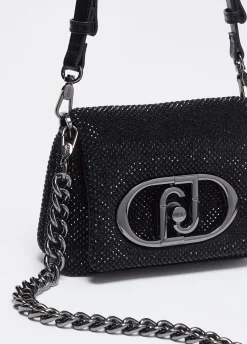 Borsa LaPuffy piccola con strass