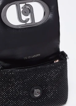 Borsa LaPuffy piccola con strass