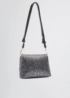 Borsa LaPuffy piccola con strass
