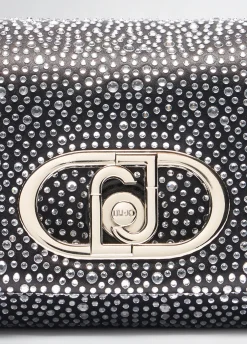 Borsa LaPuffy piccola con strass