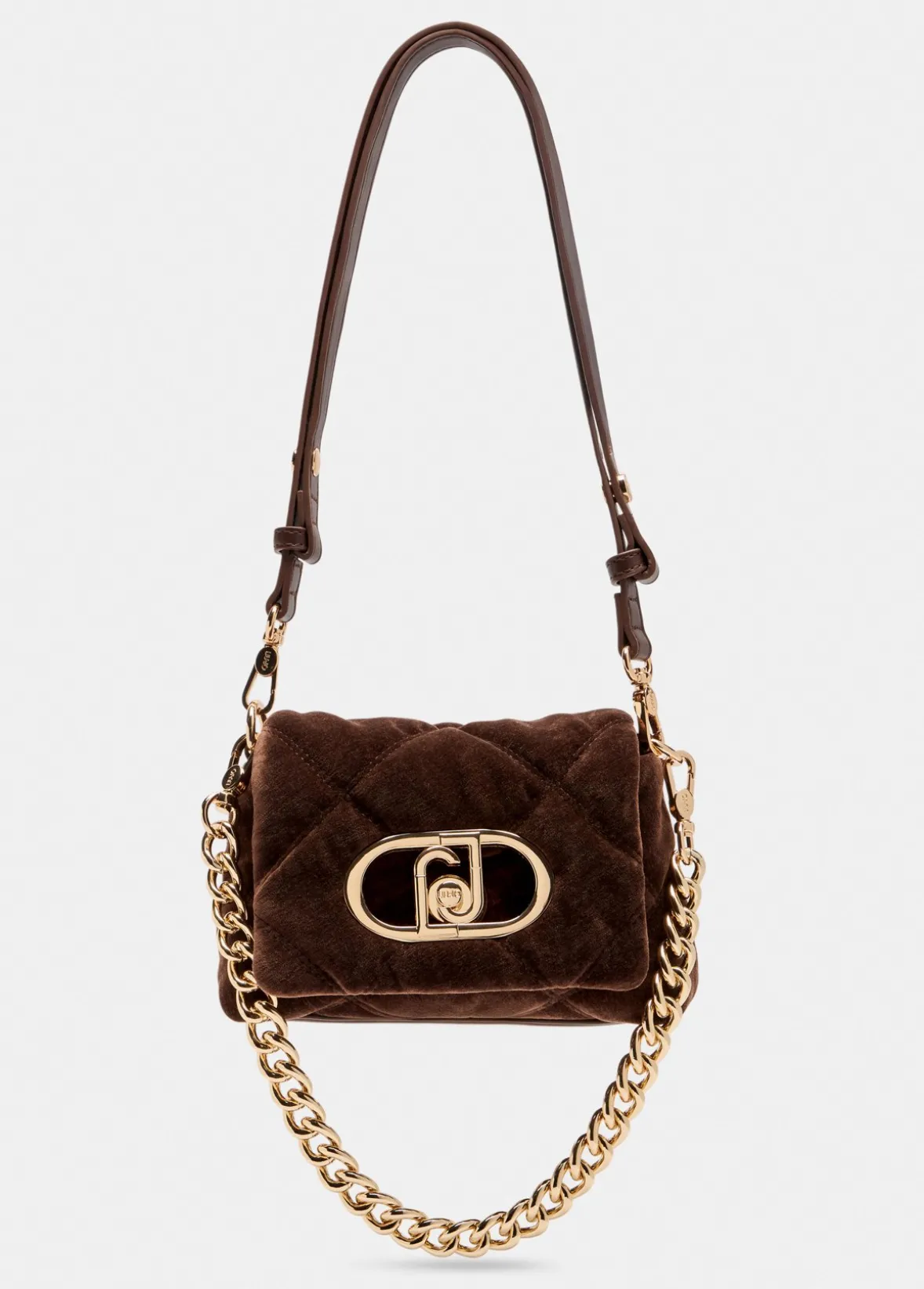 Borsa LaPuffy piccola in velluto
