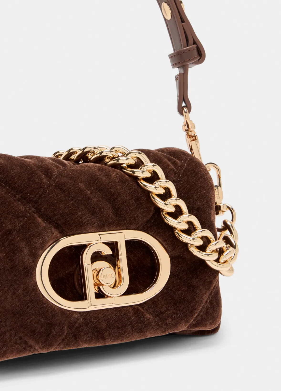 Borsa LaPuffy piccola in velluto
