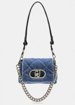 Borsa LaPuffy piccola in velluto