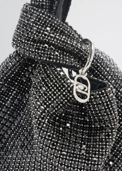 Borsa mini con strass