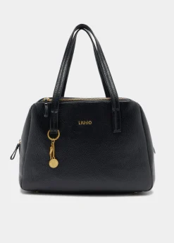 Borsa satchel media con charm