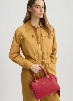 Borsa satchel piccola con pochette