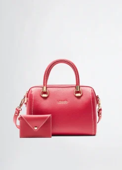 Borsa satchel piccola con pochette