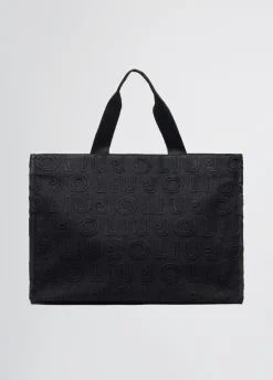 Borsa tote grande jacquard