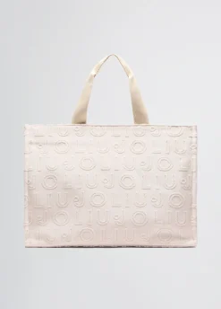 Borsa tote grande jacquard