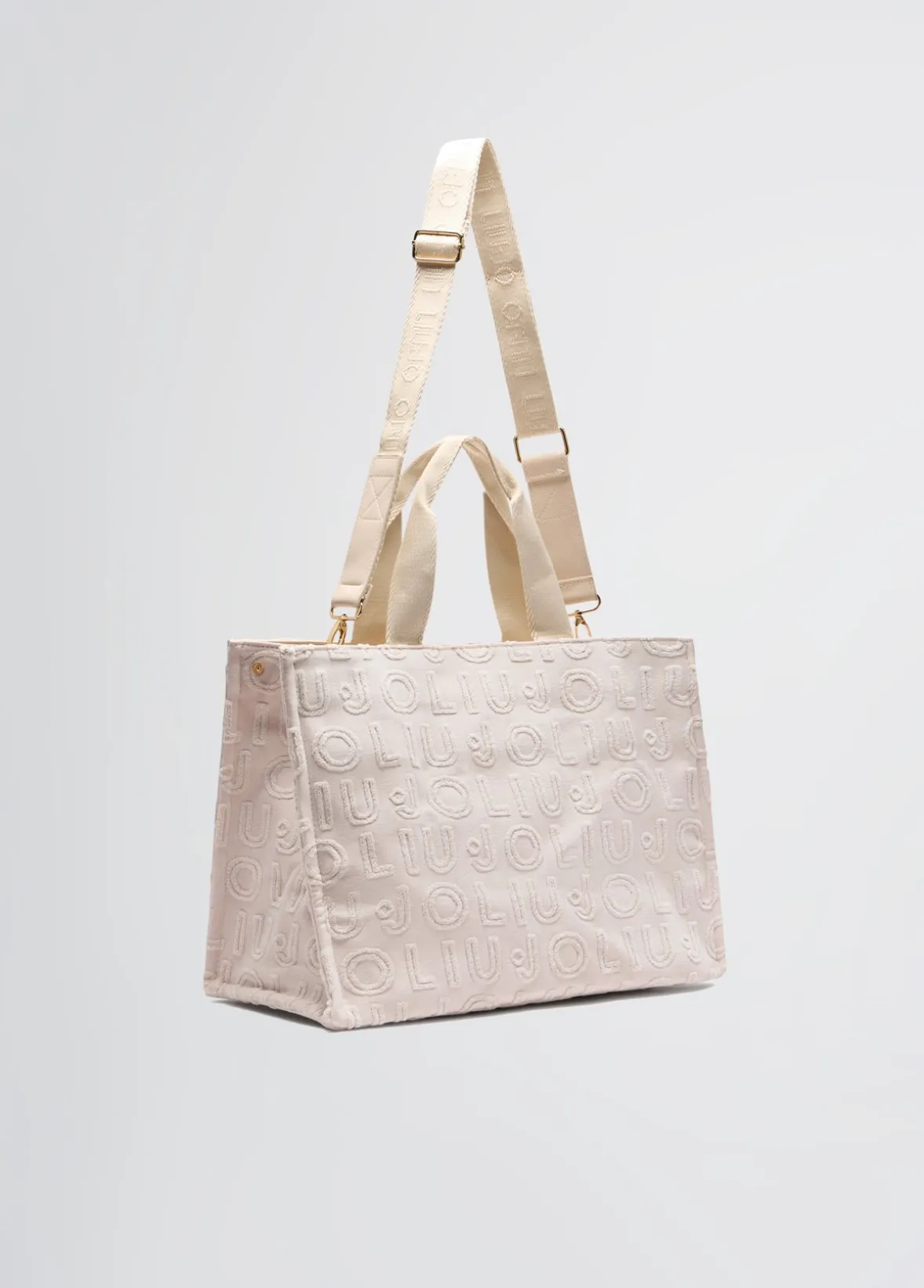 Borsa tote grande jacquard