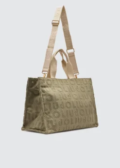 Borsa tote grande jacquard