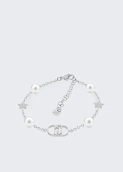 Bracciale con perle sintetiche