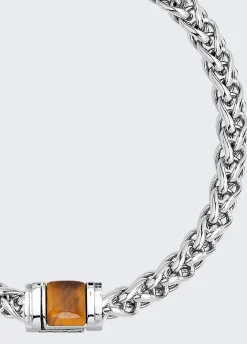 Bracciale da uomo con pietra