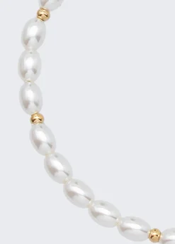 Bracciale tennis con perle