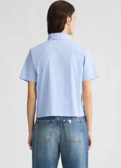 Camicia boxy a righe