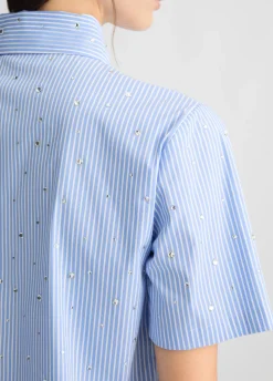 Camicia boxy a righe