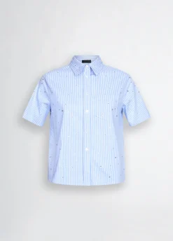 Camicia boxy a righe