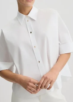 Camicia boxy in cotone