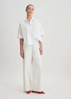 Camicia boxy in cotone