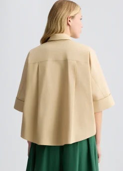 Camicia boxy in cotone