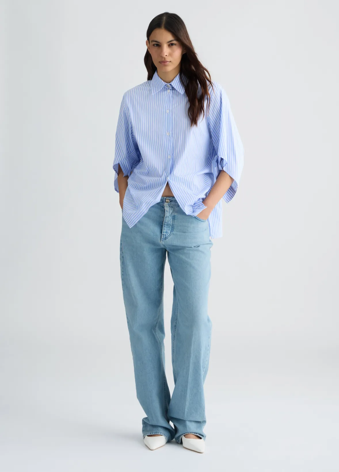 Camicia con maniche ampie