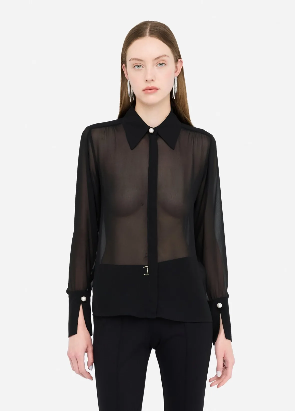 Camicia con perle