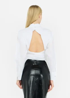 Camicia con ricami gioiello