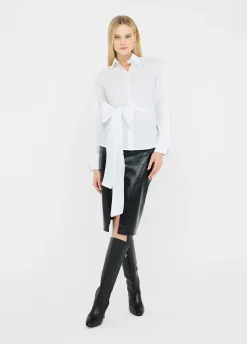 Camicia con ricami gioiello