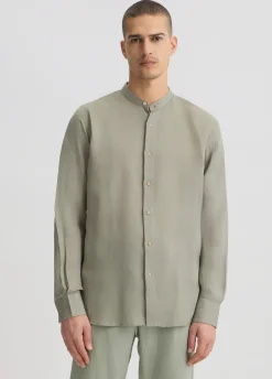 Camicia coreana 100% lino