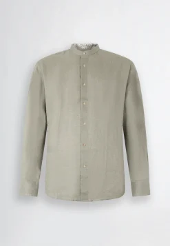 Camicia coreana 100% lino