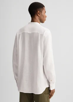 Camicia coreana 100% lino