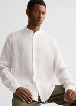 Camicia coreana 100% lino