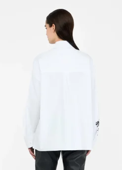 Camicia in cotone con stampa