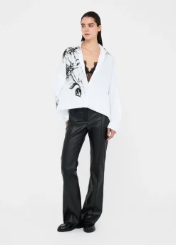 Camicia in cotone con stampa