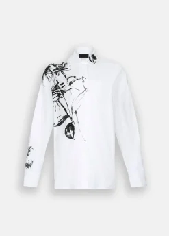 Camicia in cotone con stampa