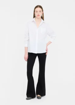 Camicia in cotone con strass