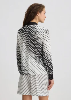 Camicia in crêpe de chine
