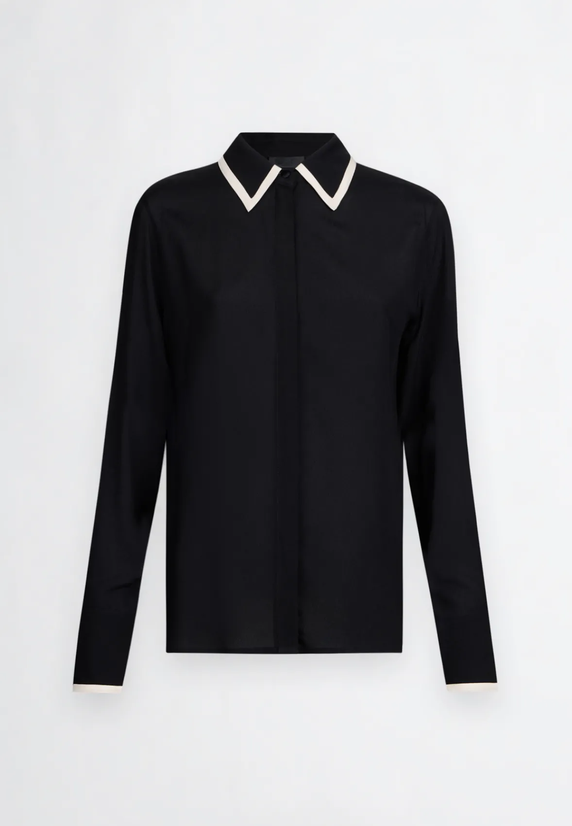 Camicia in crêpe de chine
