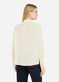Camicia in crêpe de chine